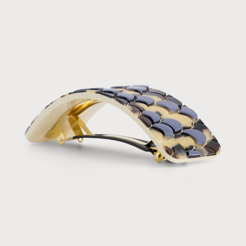 Barrette à cheveux de luxe Mauliébris Paris accessoire chic vue de profil