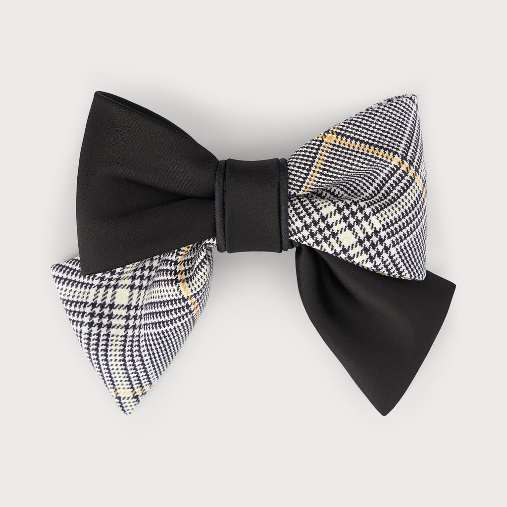 Barrette noeud à cheveux made in france finitions haute couture 