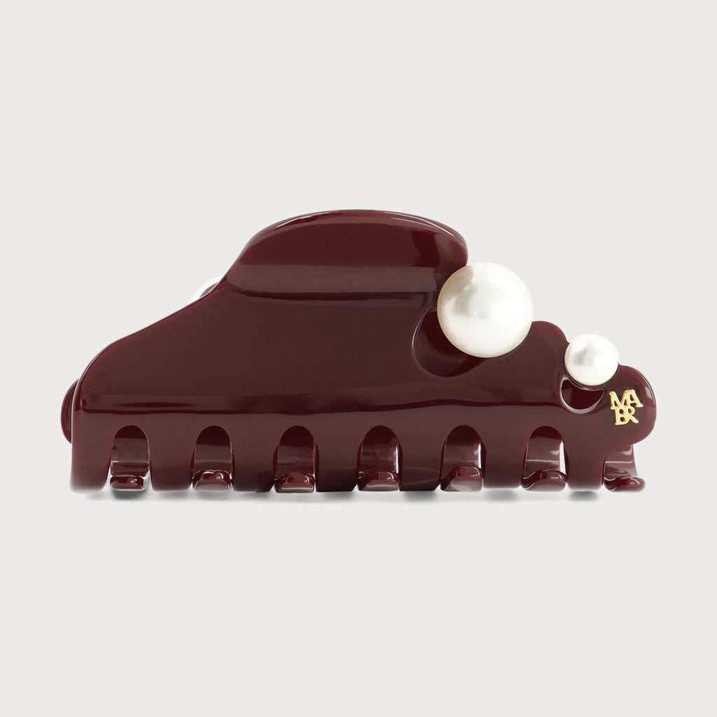 Pearl-pince-cheveux-accessoire-luxe-bordeaux