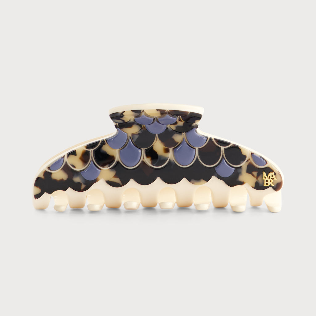 Pince à cheveux de Luxe Mauliébris Mermaid Bleu couleur bleu made in france