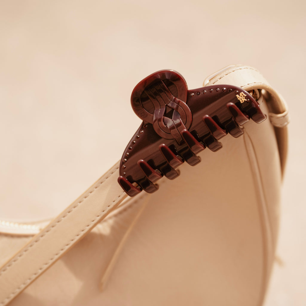 pince cheveux luxe knot bordeaux mauliébris paris