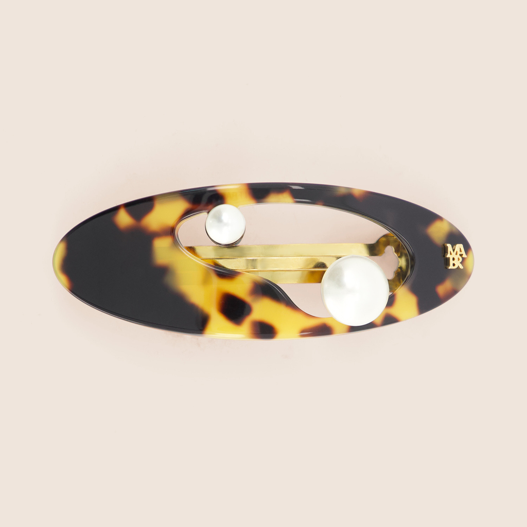 barrette pearl accessoire cheveux luxe