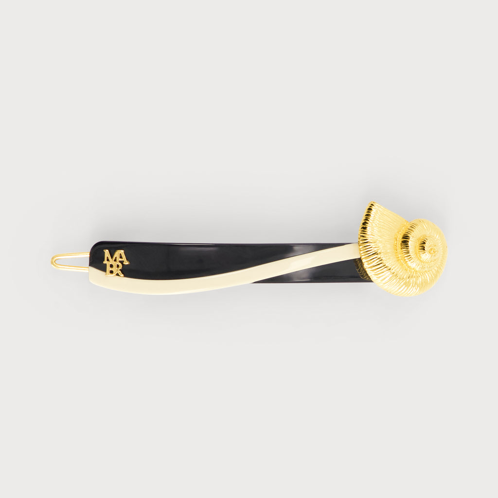 barrette shell accessoire cheveux luxe 3
