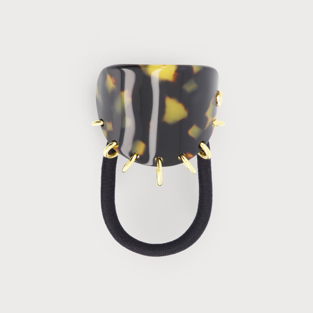 piercing élastique cheveux accessoire luxe ecailles