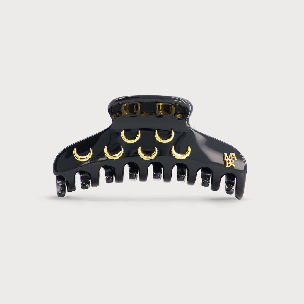 pince accessoire cheveux luxe moon noir