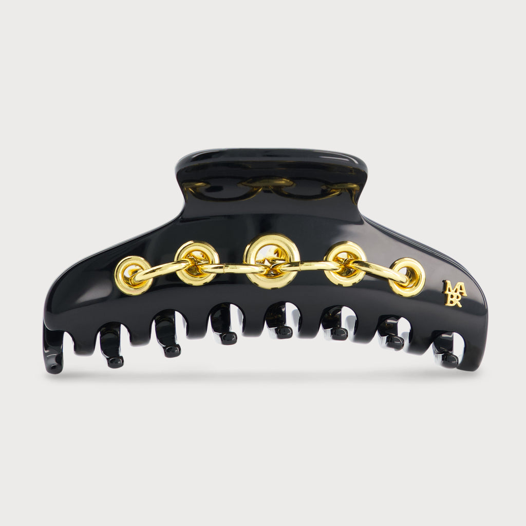 pince accessoire cheveux de luxe dorée et bordeaux mauliébris paris