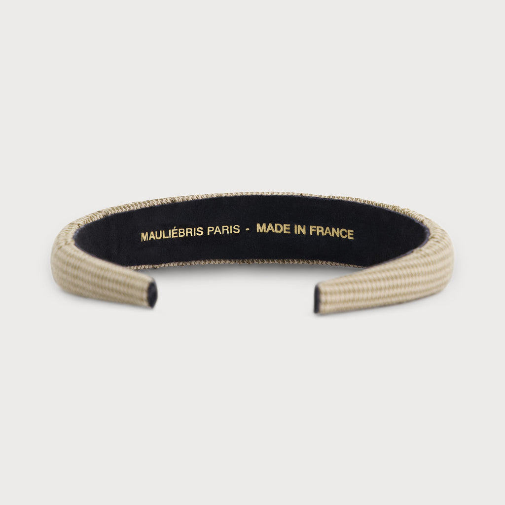 Serre tête à cheveux de luxe Mauliébris Paris handmade in france